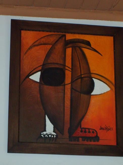 Peinture intitulée "NOCHE DE LOBOS EN C…" par Juan Carlos Ibañez Torres, Œuvre d'art originale