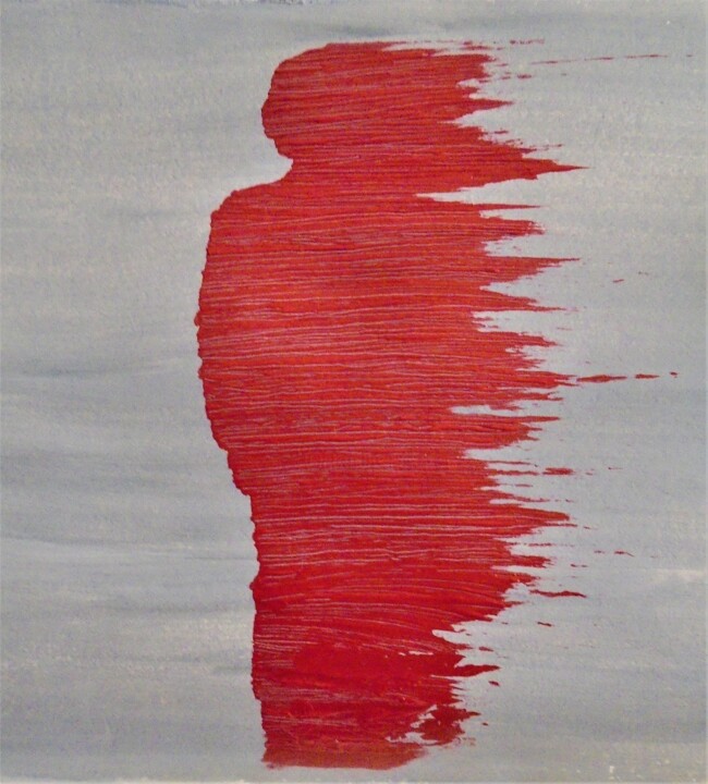 Pintura titulada "desintegració" por Joan Carles.Dibuixosipintures, Obra de arte original, Acrílico