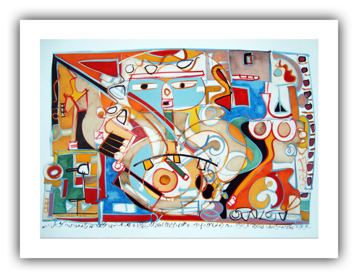제목이 "" Tendencia provoca…"인 미술작품 Juan Carlos Norero Borguenson (JCNorero)로, 원작, 잉크