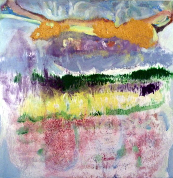 Painting titled "Espace 10" by Juan Luis Gandulfo, Original Artwork, Acrylic