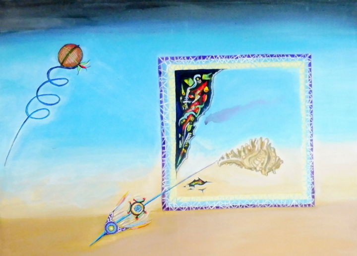 Peinture intitulée "Tableau" par Juan Luis Gandulfo, Œuvre d'art originale, Acrylique
