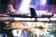 Painting titled "Airplane" by Juan Rodrigo Piedrahita  Escobar, Original Artwork