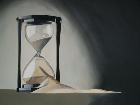 Pintura titulada "Tiempo interrumpido" por Kaia Ariaudo, Obra de arte original