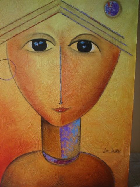 Painting titled "en silencio" by Juan Carlos Ibañez Torres, Original Artwork