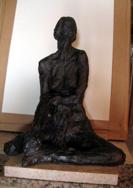 Sculptuur getiteld "MADELEINE" door Jpge, Origineel Kunstwerk, Gietwerk