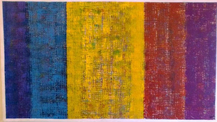 Pintura intitulada "ROMÂNIA" por Juarez Leitão, Obras de arte originais, Acrílico