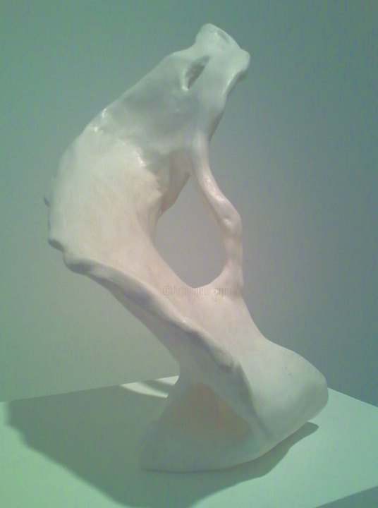 Скульптура под названием "BoneIn" - Juarez Hawkins, Подлинное произведение искусства, цемент