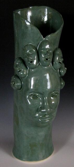 Sculpture titled "Guardian 3" by Juarez Hawkins, Original Artwork, Ceramics