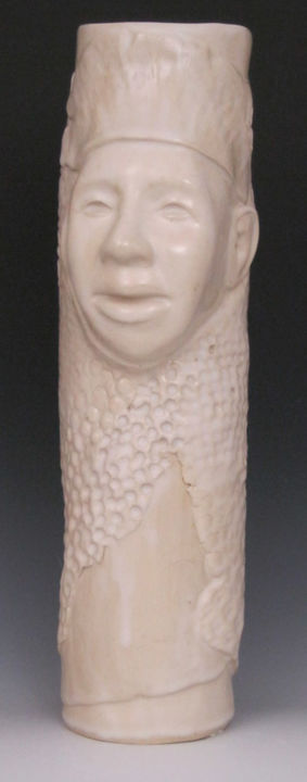 Sculpture titled "M'dear" by Juarez Hawkins, Original Artwork, Ceramics