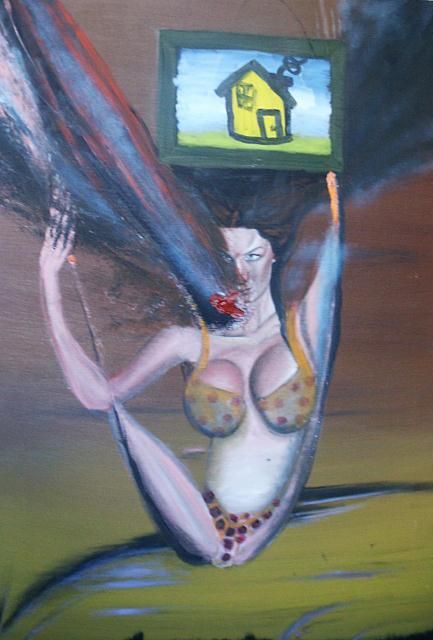 Painting titled "Giselle" by Jude Pacheco, Original Artwork