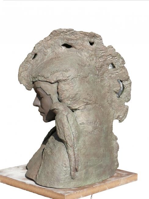 Scultura intitolato "sans titre2" da Judith Franken, Opera d'arte originale, Terracotta