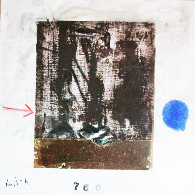 Картина под названием "Judt beneath the su…" - Judith Kaantor, Подлинное произведение искусства