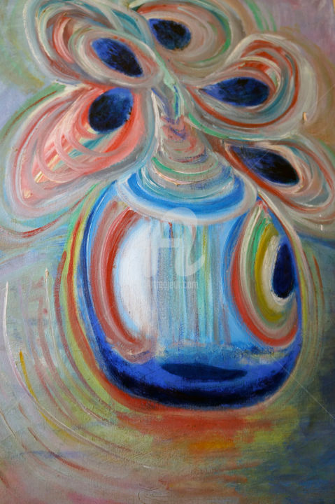 "Vaso nas linhas" başlıklı Tablo Judjesus tarafından, Orijinal sanat, Petrol