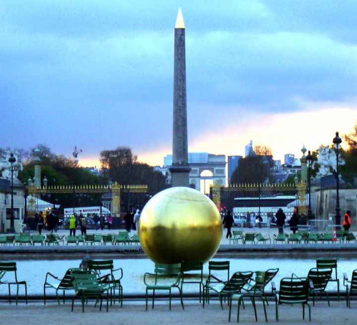 Fotografia zatytułowany „Le ballon et l'obél…” autorstwa Jürgen Briem, Oryginalna praca