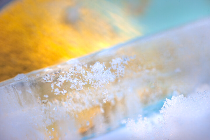Photography titled "Ice & Yelllow" by Julia Ruijter, Original Artwork, Digital Photography