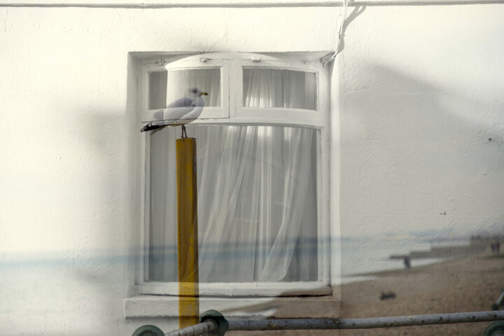 Photography titled "Window to the sea #1" by Juliana Vasquez, Original Artwork, Manipulated Photography
