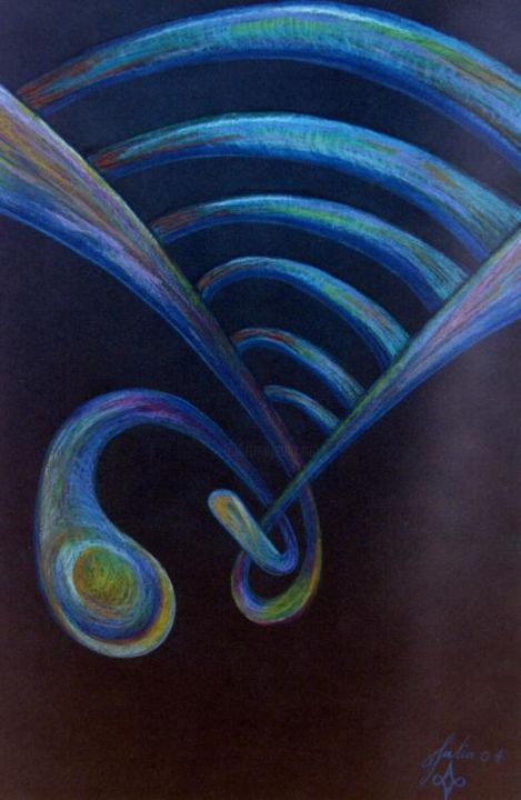 Painting titled "Creative theorem" by Julia Silk, Original Artwork