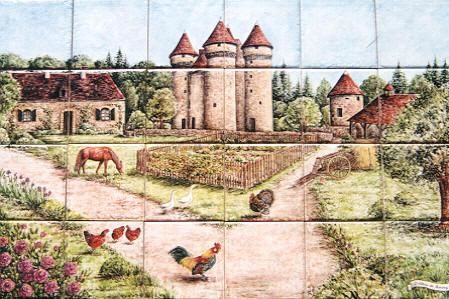 Painting titled "Chateau De Sarzay" by Julia Sweda, Original Artwork