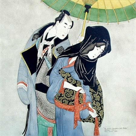 Painting titled ""Eloping Lovers Chu…" by Julia Sweda, Original Art, Oil