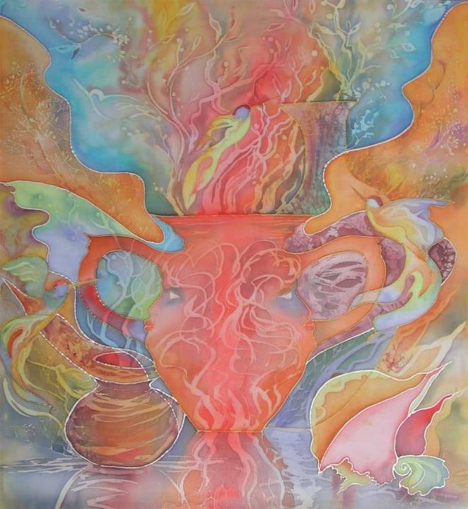 Artcraft titled "Red metamorphosis" by Julia Zisman, Original Artwork