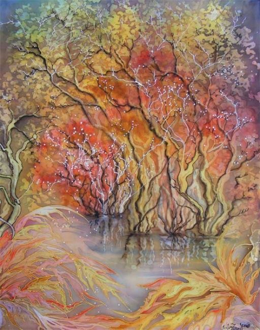 At water - Artcraft, 75x90 cm ©2008 by Julia Zisman -