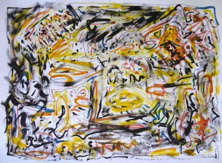 Peinture intitulée "Untitle" par Julie Allonzo, Œuvre d'art originale,