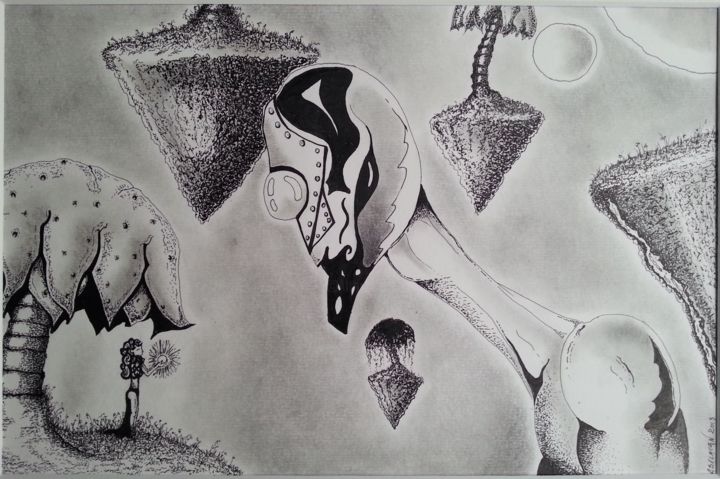 Dessin intitulée "wp-20140420-016.jpg" par Abelacan, Œuvre d'art originale,