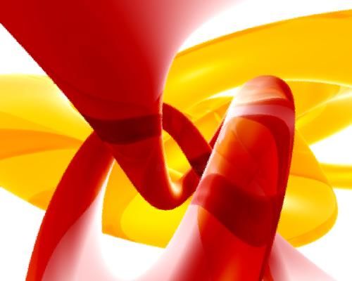 Digital Arts titled "Abstract Glass Knot" by Junaid Khalid, Original Art, 3D Modeling