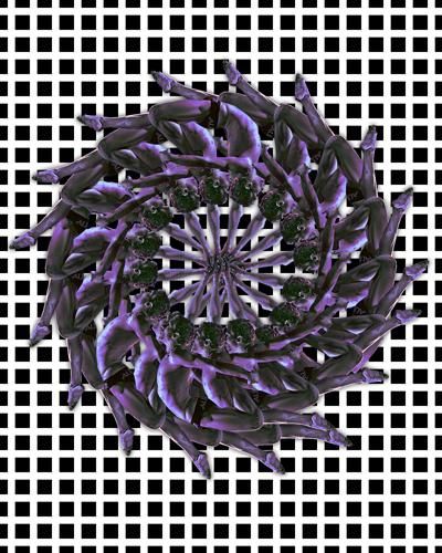 Digitale Kunst getiteld "Flyer Spiral" door Jun-Jun Sta. Ana, Origineel Kunstwerk