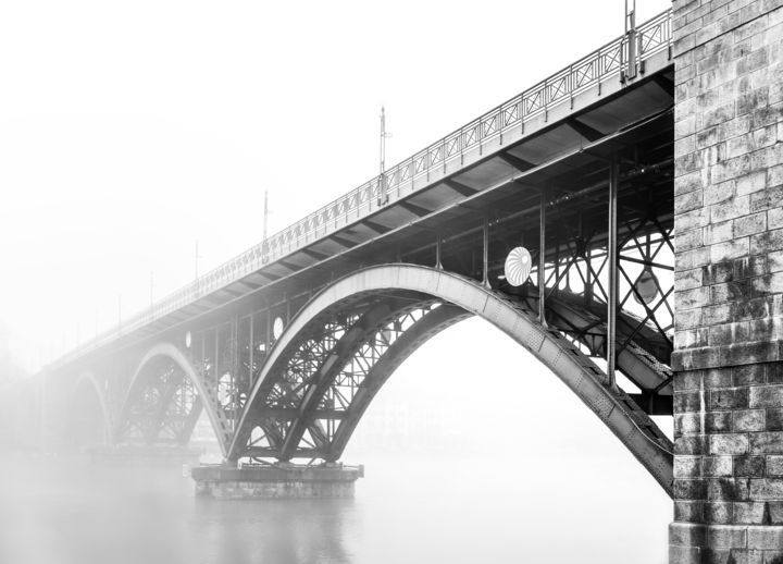 Photographie intitulée "Bridge" par Jure Kralj, Œuvre d'art originale, Photographie numérique