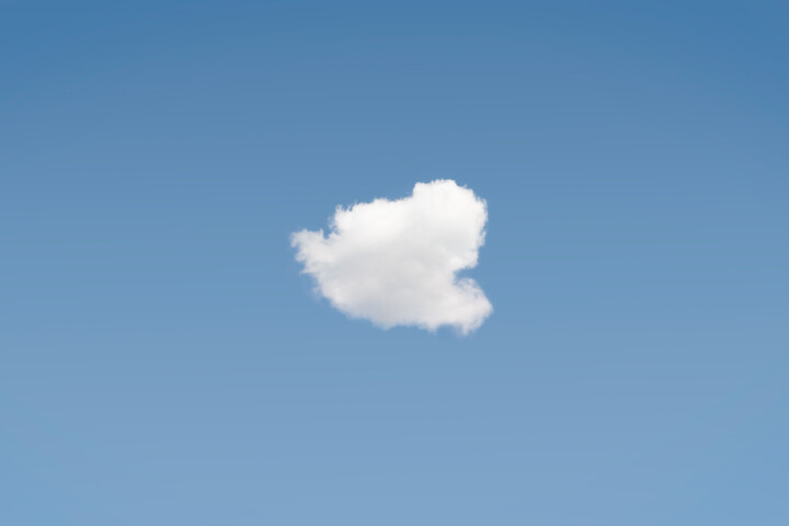 "Cloud" başlıklı Fotoğraf Jure Kralj tarafından, Orijinal sanat, Dijital Fotoğrafçılık Ahşap Sedye çerçevesi üzerine monte e…