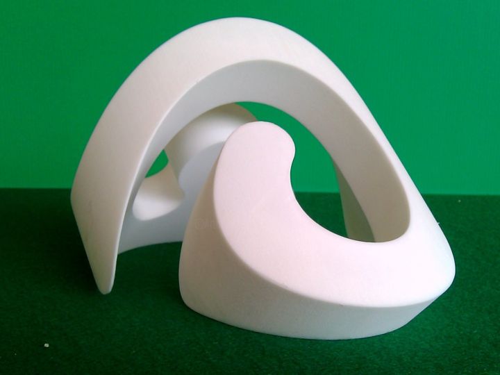 Sculpture intitulée "o-yingyang S" par Jurgen Liedel, Œuvre d'art originale, Plastique