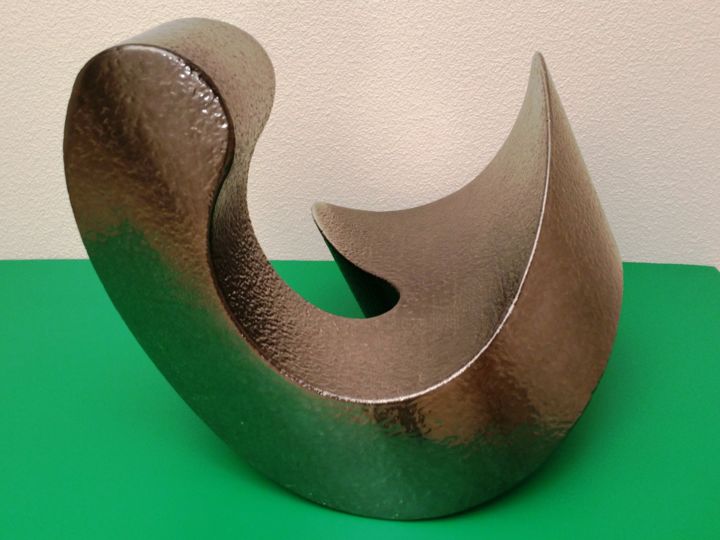 Sculpture intitulée "i-yingyang L flashc…" par Jurgen Liedel, Œuvre d'art originale, Techniques mixtes