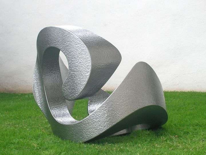 Escultura titulada "Equilibré L" por Jurgen Liedel, Obra de arte original, Plástico