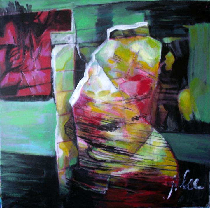 Painting titled "body" by Juris, Original Artwork, Acrylic