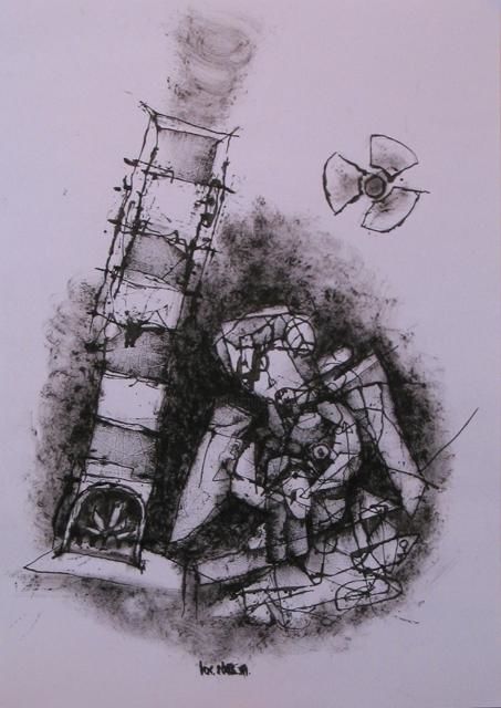 Drawing titled "Angel" by Kalashnikov Jury, Original Artwork, Other
