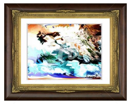 Pintura intitulada "Framed_image23.jpg" por Jussant, Obras de arte originais,