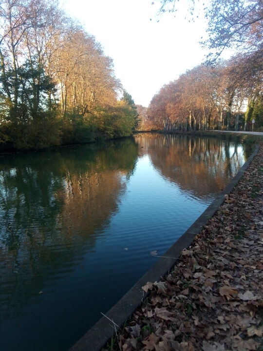 Photographie intitulée "Canal du Midi 4" par Justine Ponticelli, Œuvre d'art originale, Photographie numérique