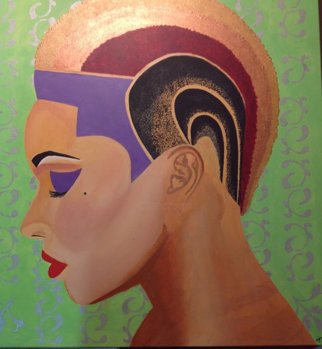 Pintura titulada "Queen" por Naja, Obra de arte original, Acrílico