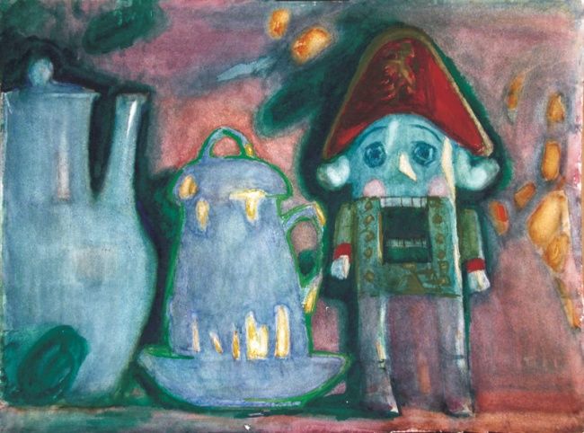 Картина под названием ""Рождество"" - Юлия Кокуева, Подлинное произведение искусства