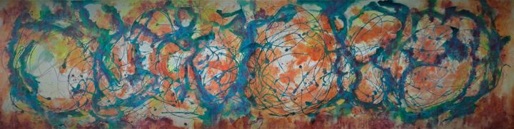Peinture intitulée "Quando as árvores d…" par Sandra Tavares (JuTavares Belo), Œuvre d'art originale, Acrylique