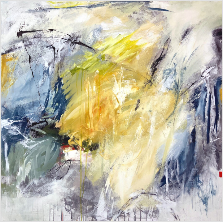 Peinture intitulée "You'll Find Me In T…" par Jutta Rika Bressem, Œuvre d'art originale, Acrylique Monté sur Châssis en bois