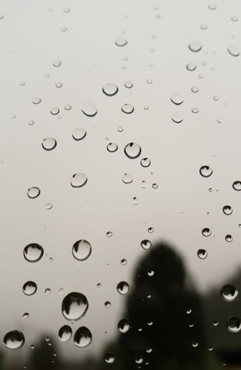 Fotografie getiteld "It's raining again" door Jutta Christandl, Origineel Kunstwerk, Digitale fotografie