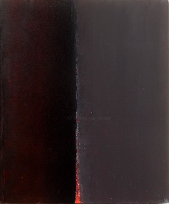Painting titled "15F-n°4" by Philippe Juttens, Original Artwork, Lacquer