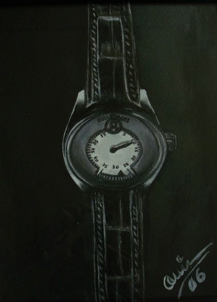 Peinture intitulée "reloj (original)" par Jvartista, Œuvre d'art originale,