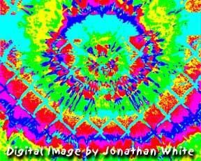 Arts numériques intitulée "Tie-Dye Detail 1 So…" par Jonathan White, Œuvre d'art originale