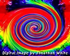 Arts numériques intitulée "Tie-Dye Detail 1 Tw…" par Jonathan White, Œuvre d'art originale