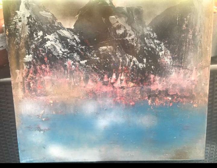 Painting titled "Tender" by Erfiart, Original Art, Acrylic