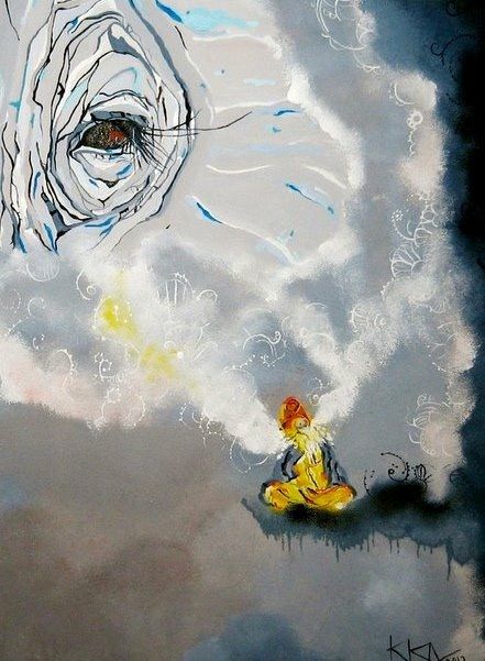 Painting titled "5ee9fc80-01ff-48d0-…" by Kristina Kenjuhh, Original Artwork