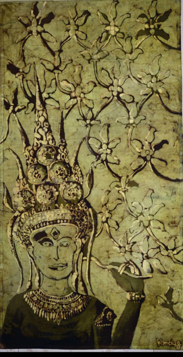 Painting titled "kambodza 2 2014.jpg" by Katarzyna Moląg, Original Art, Other